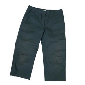 Adidas Black Stretch Capri Long Pants Size 12